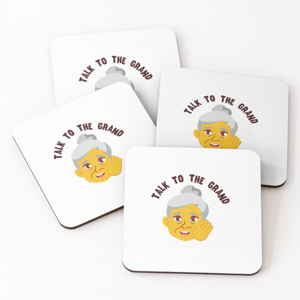 Item preview, Talk to the Grand Granny Emoji Grandparents Day Gift for Grandparents Grandma and Grandpa Funny Gift designed and sold by QuanJewelry.
