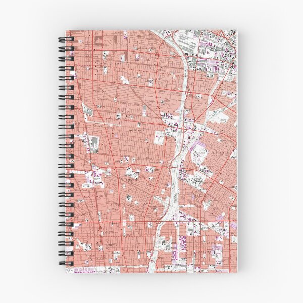 Item preview, Vintage Map of South Gate California (1964) designed and sold by BravuraMedia.