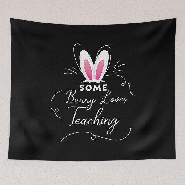 Item preview, SOME BUNNY LOVES TEACHING T-SHIRT, FUNNY T-SHIRT, BUNNY LOVES T-SHIRT designed and sold by OthStore.