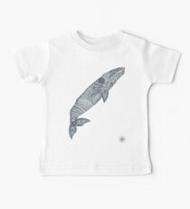 gray whale sketch Baby Tee