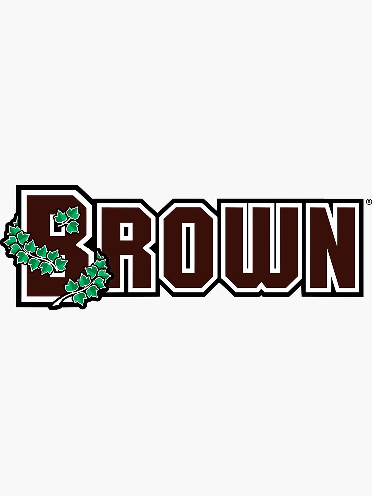 "Brown University Logo" Sticker for Sale by GregoryBilger12 Redbubble