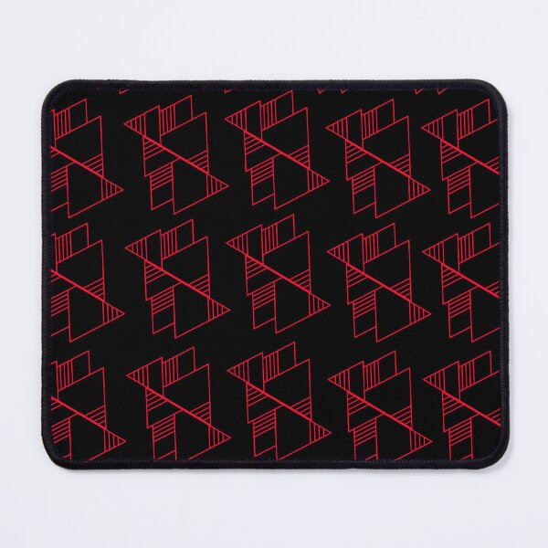 Item preview, Red geometric pattern designed and sold by Itzjustlife.
