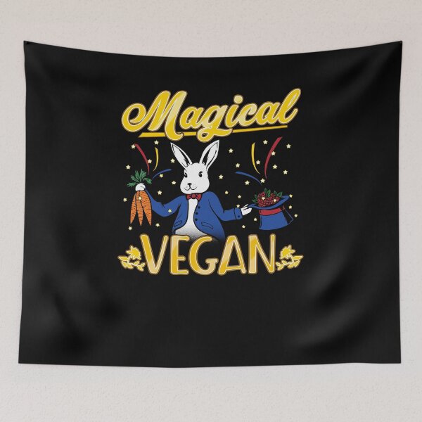 Item preview, Magical Vegan - funny vegetarian designed and sold by Captain Mood.