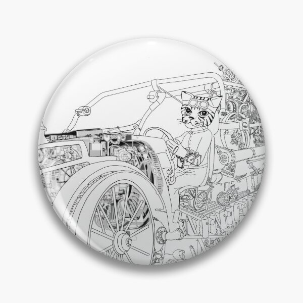 Item preview, Cat driving scifi car designed and sold by felissimha.