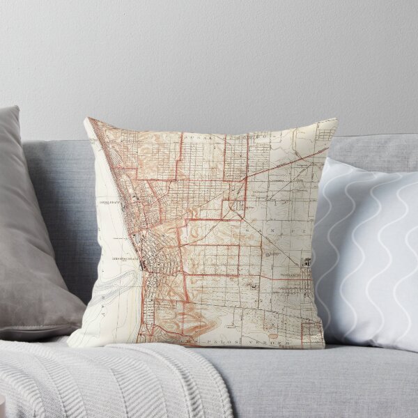 Item preview, Vintage Map of Redondo Beach & Torrance CA (1934) designed and sold by BravuraMedia.