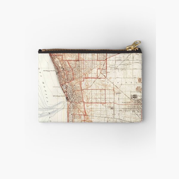 Item preview, Vintage Map of Redondo Beach & Torrance CA (1934) designed and sold by BravuraMedia.