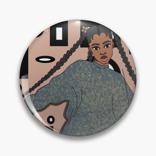Item preview, Girl holding braids designed and sold by Raineii.