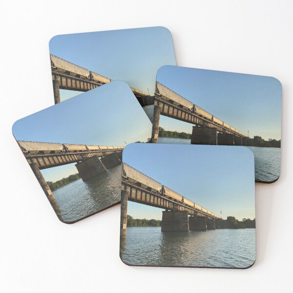 Item preview, Train trestle bridge over Lake Hartwell designed and sold by DRHArtistry.