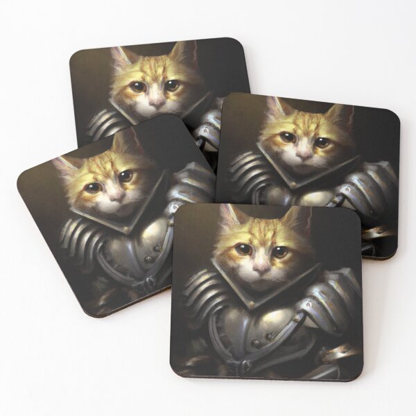 Item preview, Griflet the Cat, wearing a suit of armor (Baroque) designed and sold by thecatandkettle.