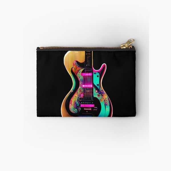 Item preview, Gfab Bfab Gen Ai FFab ABAI Surreal Trends Clothing Neon Electric guitar designed and sold by Surrealtrends.