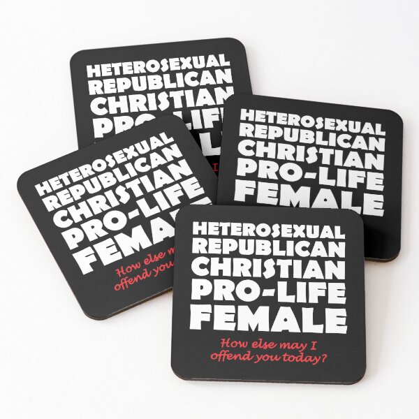 Item preview, Heterosexual Republican Christian Pro-Life Female How Else May I Offend You Today designed and sold by Big Twelve.