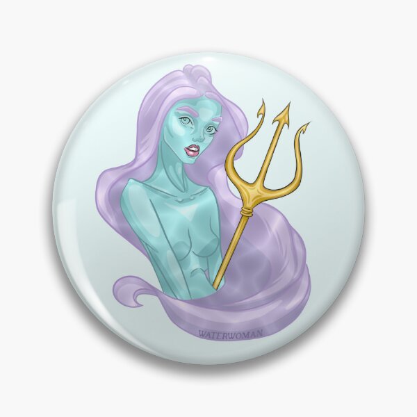 Item preview, Trident siren designed and sold by WaterWomanArt.