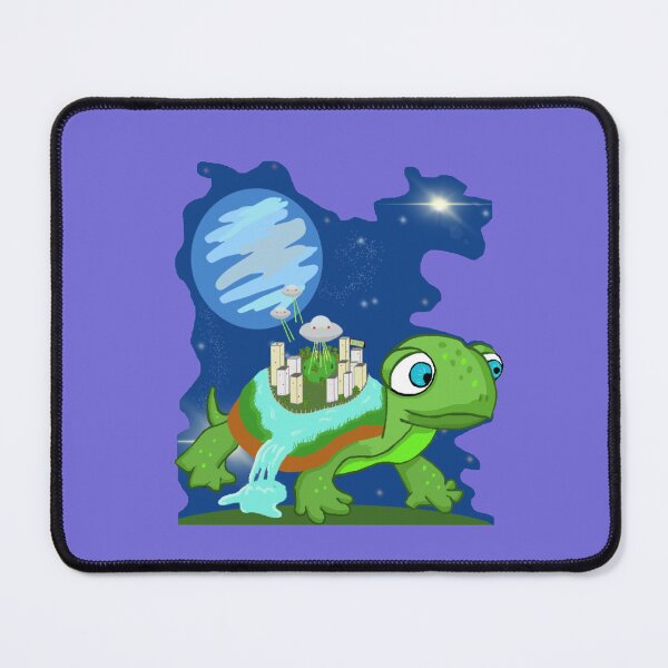 Item preview, World on a turtle on a world, with aliens designed and sold by Keatos.