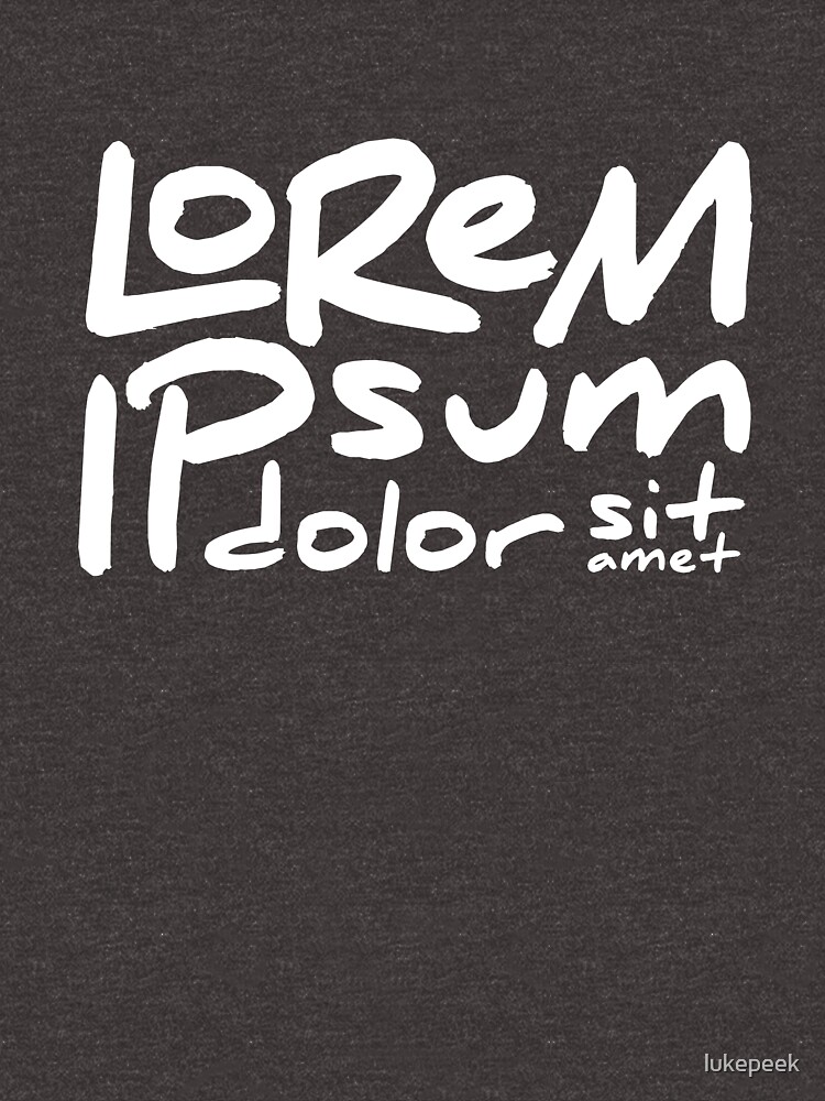  quot Lorem Ipsum Dolor Sit Amet quot T shirt by cryptees Redbubble