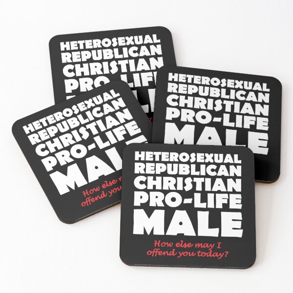 Item preview, Heterosexual Republican Christian Pro-Life Male How Else May I Offend You Today designed and sold by Big Twelve.