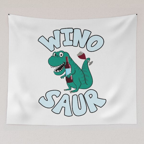 Item preview, Wino Saur Wine Lover! designed and sold by bluescript.