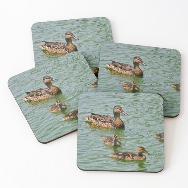 Item preview, Mother Mallard Duck and Her Ducklings designed and sold by BackyardBirder.
