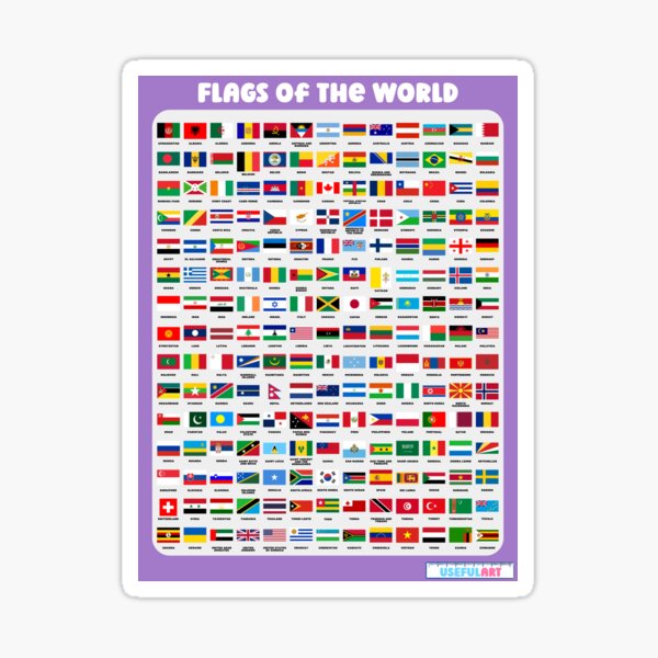 flags-of-the-world-with-names-sticker-for-sale-by-usefulart-shop