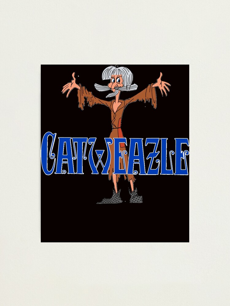 "Catweazle Cartoon and Logo" Photographic Print for Sale by HaleyLyons7