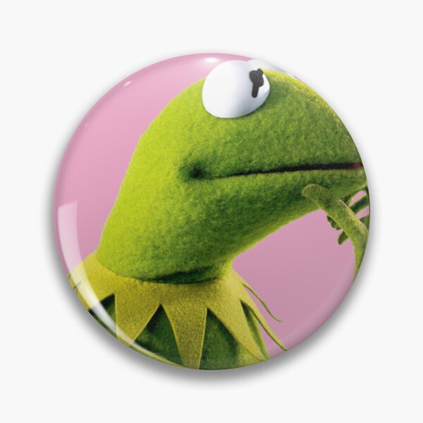 Item preview, Pondering Kermit meme designed and sold by KONAMARY.