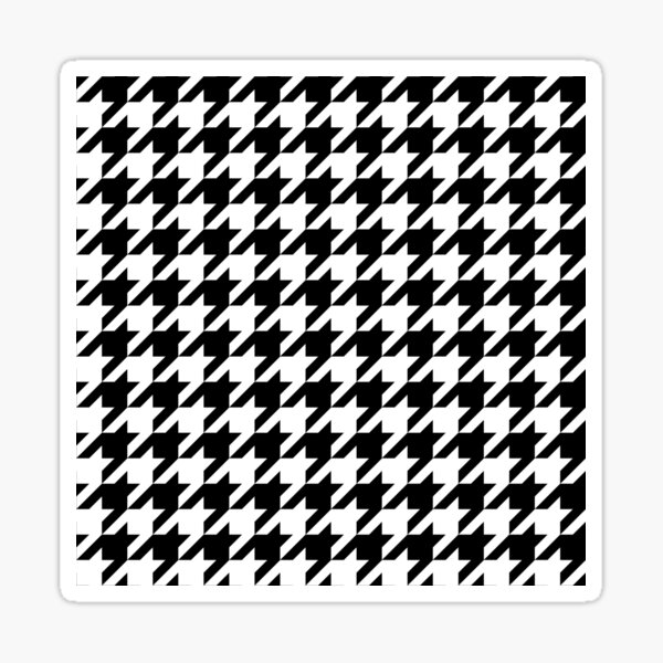 Houndstooth Sticker