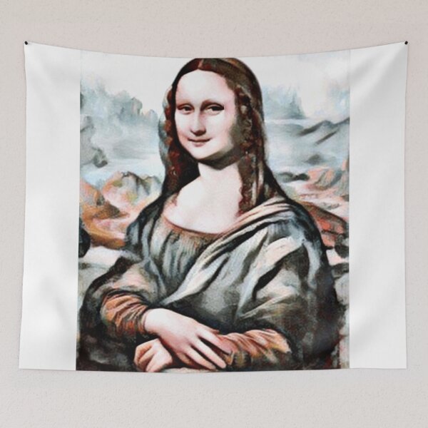 Item preview, "Mona Lisa (57)" an iconic Renaissance painting reimagined. designed and sold by thalasson.