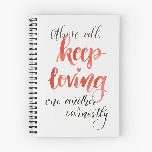 Item preview, Above all keep loving designed and sold by acrylicsandink.