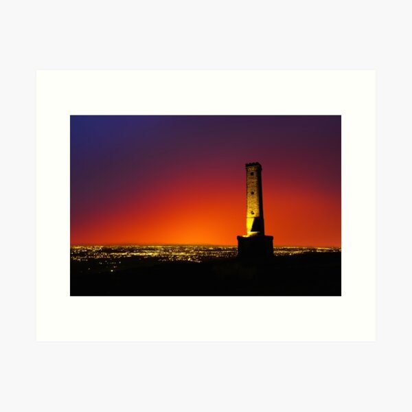 Peel Monument at Dusk Art Print