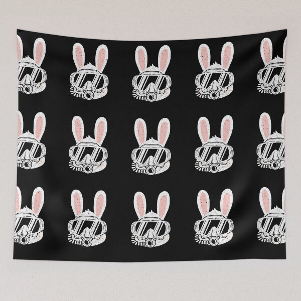Item preview, Diving Easter Bunny Funny Rabbit Mask Egg Dive designed and sold by RomanStowell.