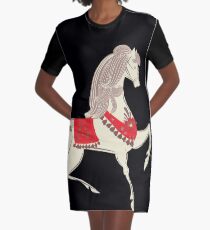 Tanzendes Pferd T-Shirt Kleid