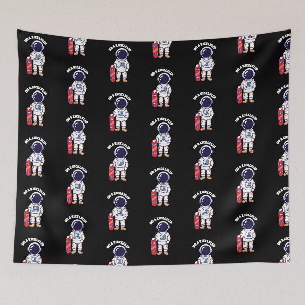 Item preview, Do a Kickflip Retro Spaceman Skateboarder designed and sold by mkzmerch.