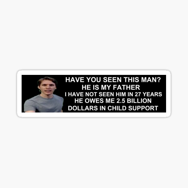 Item preview, jerma is my father bumper sticker designed and sold by kotonok0.