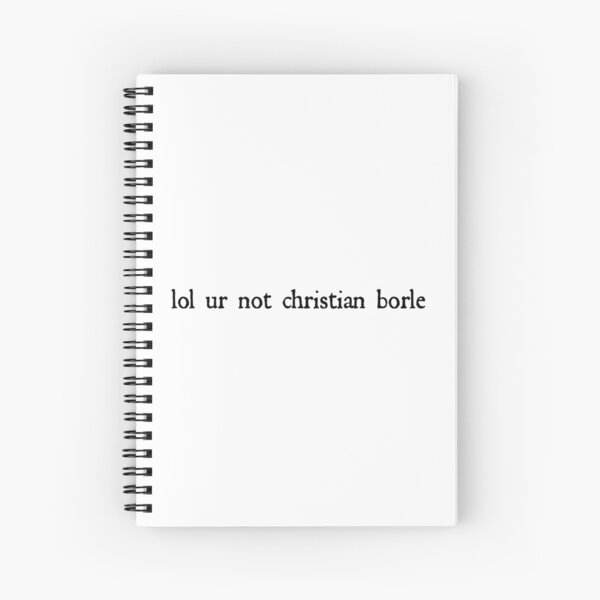 Item preview, lol ur not christian borle designed and sold by dutchesskmw.