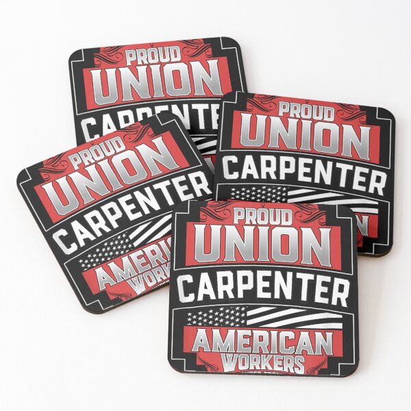 Item preview, Proud Union Carpenter American Workers designed and sold by KONAMARY.