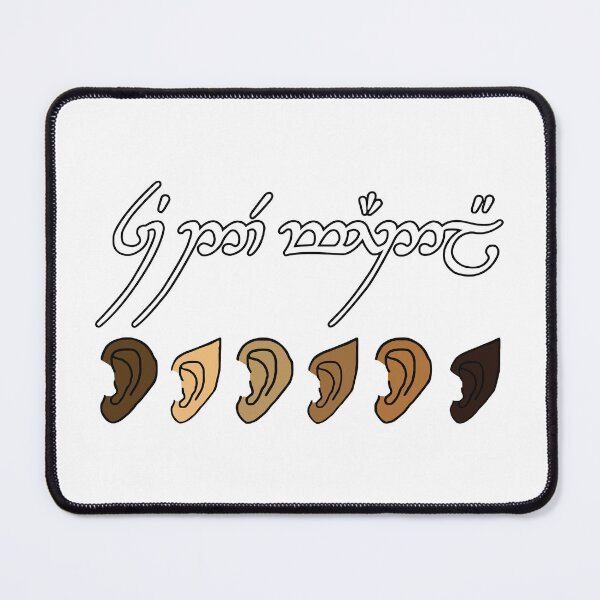 Item preview, You All Are Welcome Here Elvish designed and sold by Big Twelve.