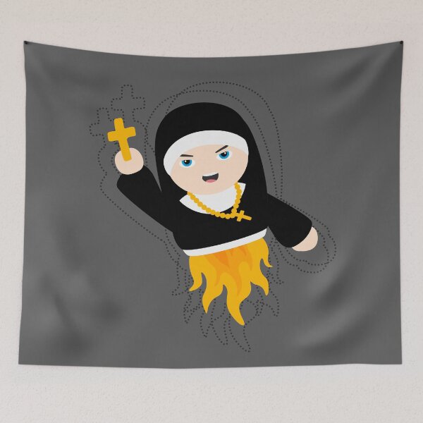 Item preview, Nun with Superpowers! designed and sold by XOOXOO.