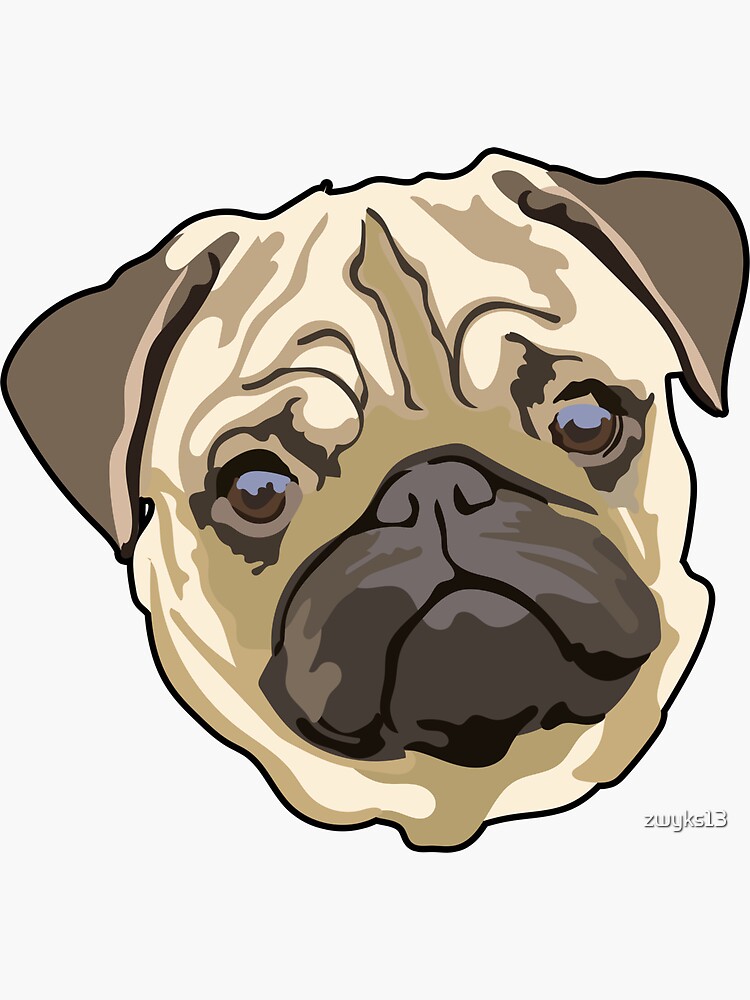 "Dog Sticker" Sticker for Sale by zwyks13 Redbubble