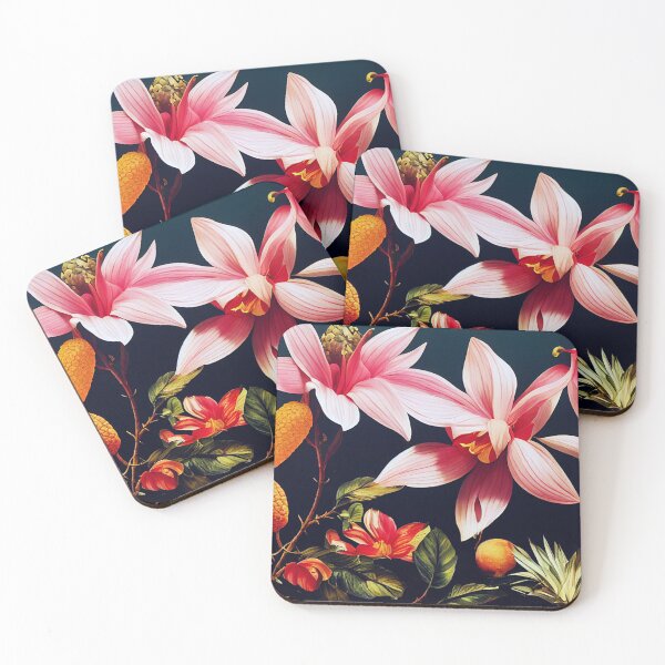 Item preview, vintage retro fruits & flowers illustration designed and sold by YCChuang.