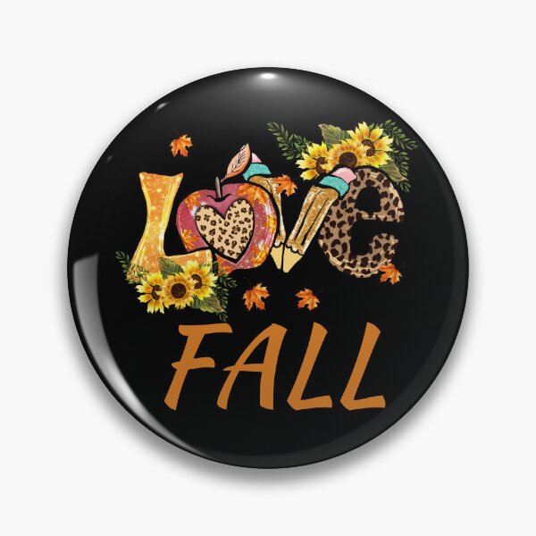 Item preview, Loves Fall Cute Leopard Autumn Funny Fall Vibes designed and sold by R&BApparel.