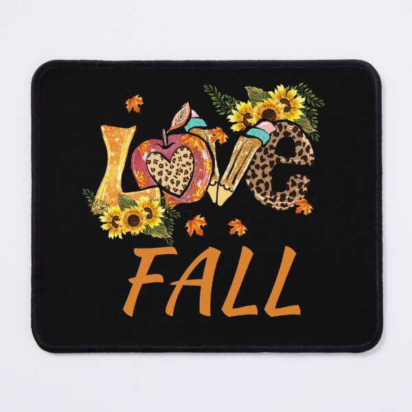 Item preview, Loves Fall Cute Leopard Autumn Funny Fall Vibes designed and sold by R&BApparel.