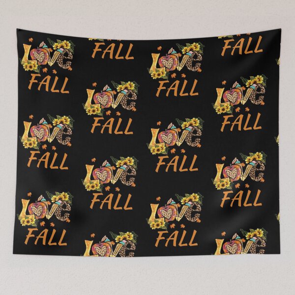 Item preview, Loves Fall Cute Leopard Autumn Funny Fall Vibes designed and sold by R&BApparel.