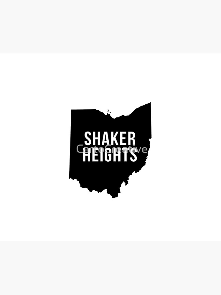 "Shaker Heights, Ohio Silhouette" Poster for Sale by CartoCreative