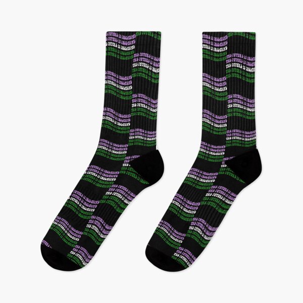 Item preview, THE FUTURE IS INCLUSIVE Genderqueer Pride Flag Text designed and sold by everything4eva.