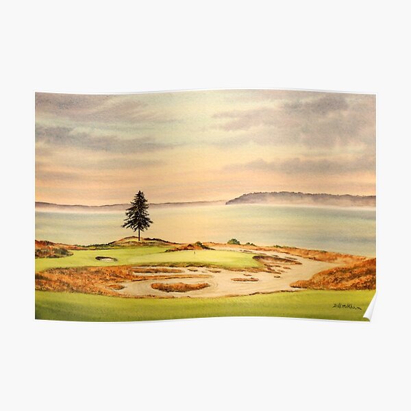 Chambers Bay Golf Course Poster