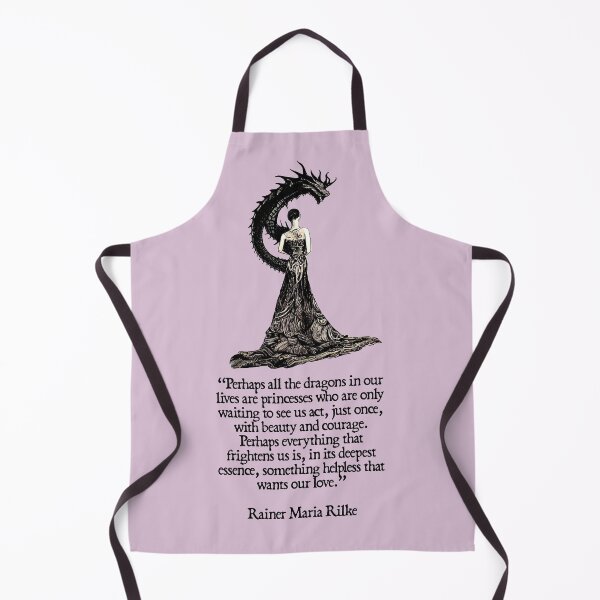 Item preview, All Dragons are Princesses (Rainer Maria Rilke) designed and sold by NuminousYes.