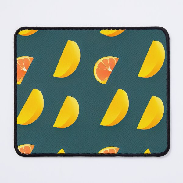 Item preview, Cut out mango and blood orange pattern designed and sold by artsyworldart.