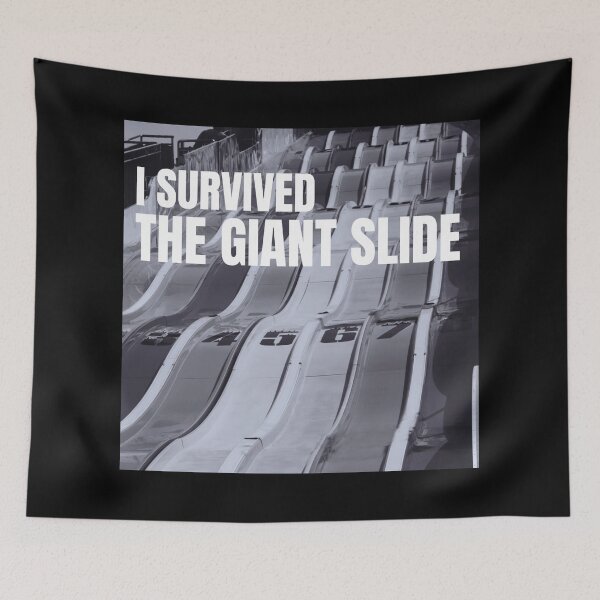 Item preview, I Survived the Giant Slide | Steel Monsters | Staple Slides designed and sold by KonnichiwaStore.
