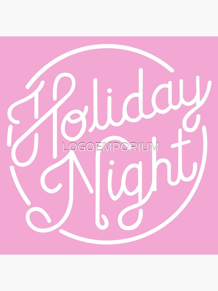 Girls Generation Holiday Night White Art Board Print By Logoemporium Redbubble
