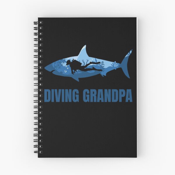Item preview, Diving Grandpa Men Diver Shark Scuba Diver Grandpa designed and sold by RomanStowell.