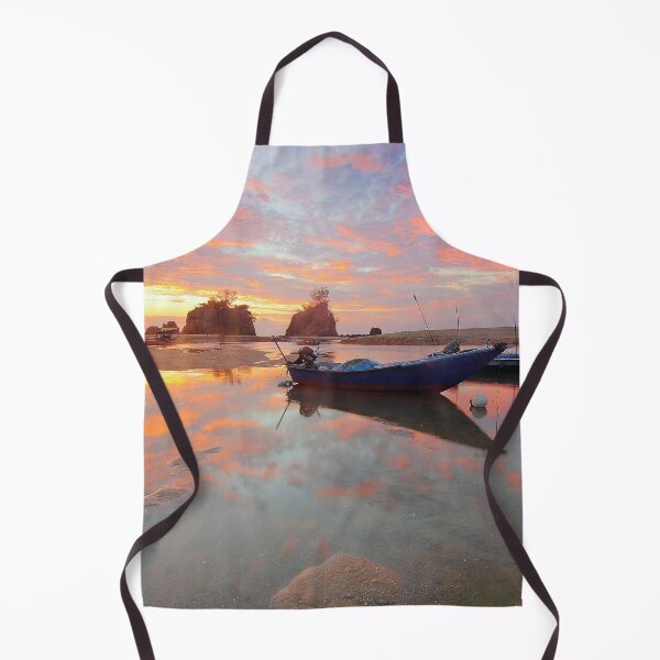 Item preview, Sunset Over Beached Boats designed and sold by Taceo10.